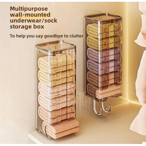 Wall-Mounted Socks & Underwear Storage Box