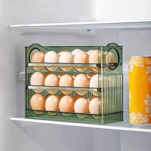 Auto-Flip Fridge Egg Storage Box Auto-Flip Fridge Egg Storage Box
