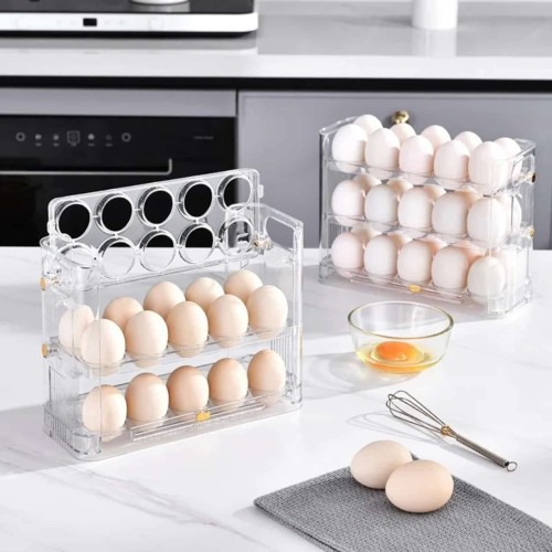 Auto-Flip Fridge Egg Storage Box Auto-Flip Fridge Egg Storage Box