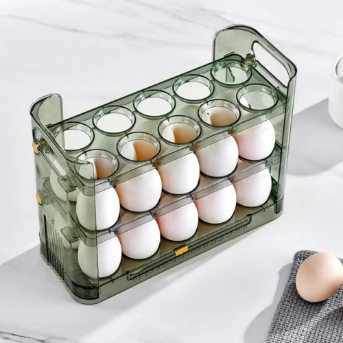 Auto-Flip Fridge Egg Storage Box Auto-Flip Fridge Egg Storage Box