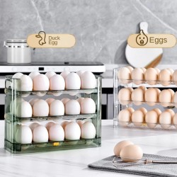 Auto-Flip Fridge Egg Storage Box Auto-Flip Fridge Egg Storage Box