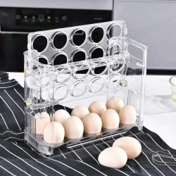 Auto-Flip Fridge Egg Storage Box