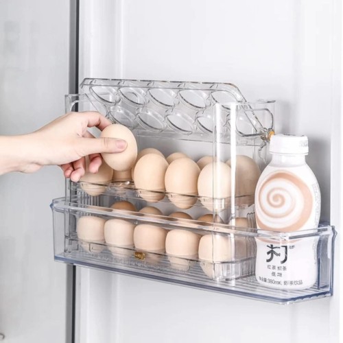 Auto-Flip Fridge Egg Storage Box Auto-Flip Fridge Egg Storage Box