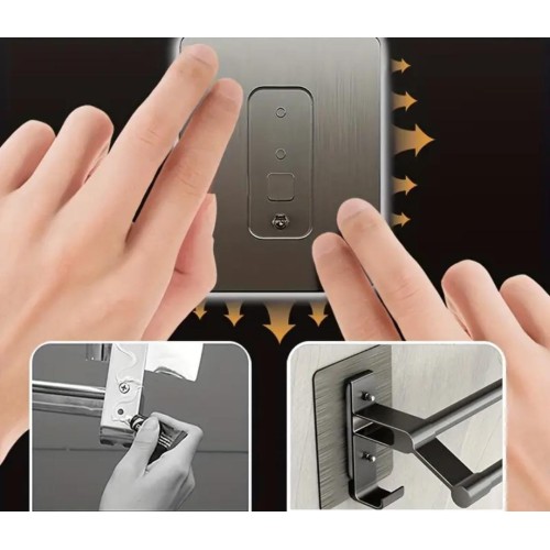 Wall Mounted Double Towel Bar