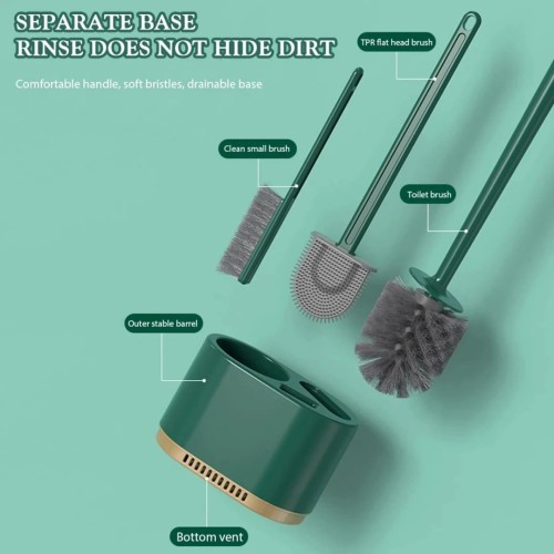 3 in 1 Toilet Brush Cleaning Set – Hygienic Bathroom Cleaning Solution for Every Home 3 in 1 Toilet Brush Cleaning Set – Hygienic Bathroom Cleaning Solution for Every Home