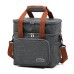 Double Layer Insulated Lunch Bag
