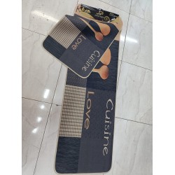 2pcs Absorbent Rubber Bottom Antislip Kitchen Mat 2pcs Absorbent Rubber Bottom Antislip Kitchen Mat