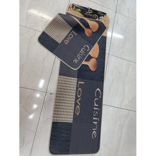 2pcs Absorbent Rubber Bottom Antislip Kitchen Mat 2pcs Absorbent Rubber Bottom Antislip Kitchen Mat