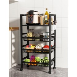 Multi-Layer Metallic Kitchen Storage Rack Multi-Layer Metallic Kitchen Storage Rack