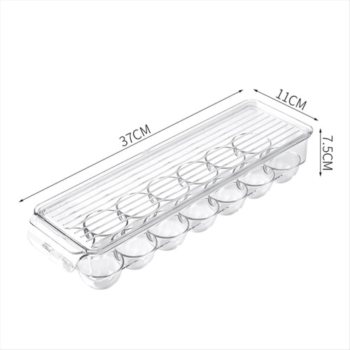 14-Grid Acrylic Egg Tray – Durable Kitchen Organizer 14-Grid Acrylic Egg Tray – Durable Kitchen Organizer