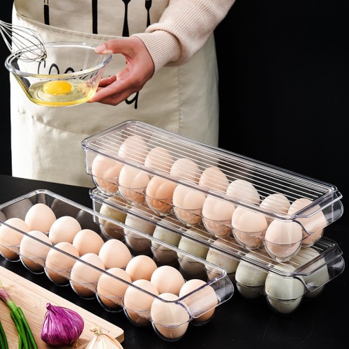 14-Grid Acrylic Egg Tray – Durable Kitchen Organizer 14-Grid Acrylic Egg Tray – Durable Kitchen Organizer