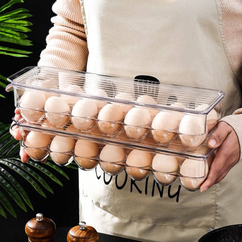 14-Grid Acrylic Egg Tray – Durable Kitchen Organizer 14-Grid Acrylic Egg Tray – Durable Kitchen Organizer