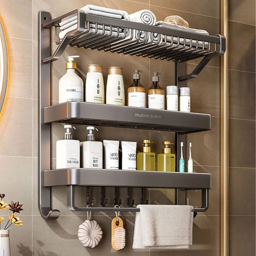 3-Tier Aluminum Bathroom Rack 3-Tier Aluminum Bathroom Rack