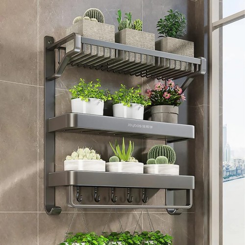 3-Tier Aluminum Bathroom Rack 3-Tier Aluminum Bathroom Rack