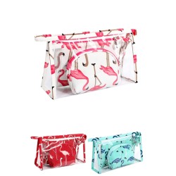 Women’s Waterproof Cosmetic Bag Set (3pcs)