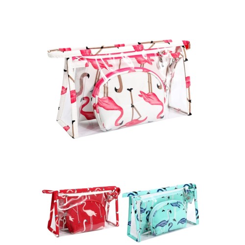 Women’s Waterproof Cosmetic Bag Set (3pcs) Women’s Waterproof Cosmetic Bag Set (3pcs)
