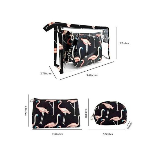 Women’s Waterproof Cosmetic Bag Set (3pcs)
