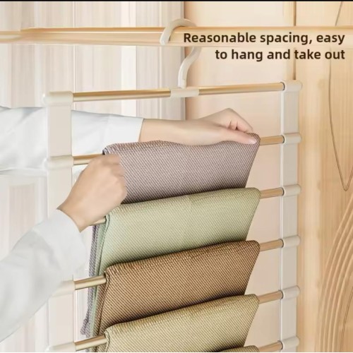 6-Layer Multi-Functional Clothes Hanger – Space Saver 6-Layer Multi-Functional Clothes Hanger – Space Saver