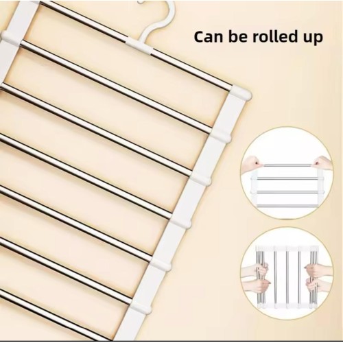 6-Layer Multi-Functional Clothes Hanger – Space Saver 6-Layer Multi-Functional Clothes Hanger – Space Saver