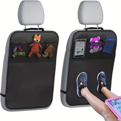 Ultimate Car Back Seat Kick Mat + Storage Organizer