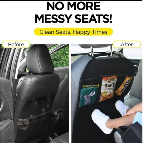 Ultimate Car Back Seat Kick Mat + Storage Organizer Ultimate Car Back Seat Kick Mat + Storage Organizer