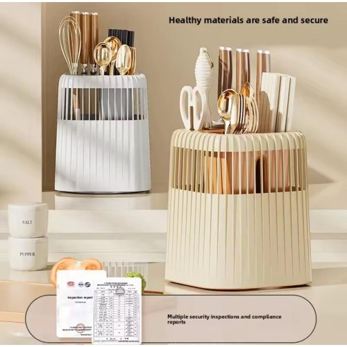 Multifunctional Rotating Knife and Utensils Rack Multifunctional Rotating Knife and Utensils Rack