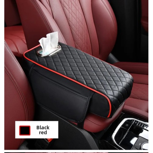 2-in-1 Car Armrest Cushion with Tissue Storage