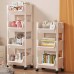 4 Layer Trolley Bookshelf and Multipurpose Storage Rack 4 Layer Trolley Bookshelf and Multipurpose Storage Rack