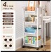 4 Layer Trolley Bookshelf and Multipurpose Storage Rack 4 Layer Trolley Bookshelf and Multipurpose Storage Rack