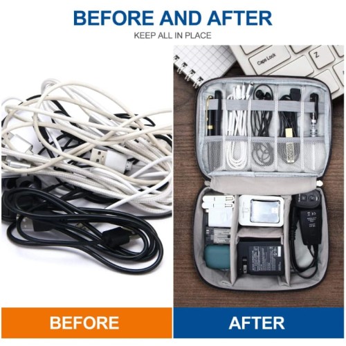 Large Capacity Cable & Electronics Organizer Bag Large Capacity Cable & Electronics Organizer Bag