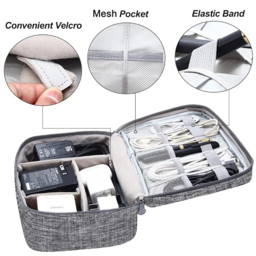 Large Capacity Cable & Electronics Organizer Bag Large Capacity Cable & Electronics Organizer Bag