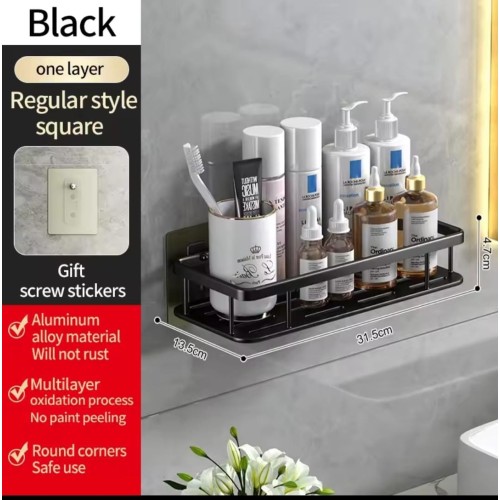 Metallic Bathroom/Sink Caddy – Stylish Storage Solution