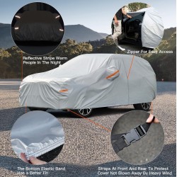 Universal Grey Car Cover – Weatherproof