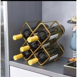Elegant 5 Slot Wine Bottle Holder – Stylish Storage for Your Home Bar