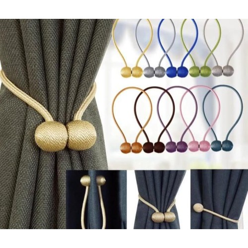 Magnetic Curtain Holders Tiebacks (2pcs Pair) Magnetic Curtain Holders Tiebacks (2pcs Pair)