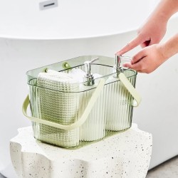 Transparent Bathroom Drain Basket – Keep Your Bathroom Clean & Clog-Free