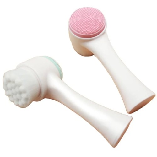 Double Sided Facial Brush for Deep Cleansing Double Sided Facial Brush for Deep Cleansing