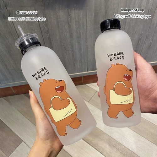 1000ml Frosted Water Bottle – BPA-Free & Heat-Resistant 1000ml Frosted Water Bottle – BPA-Free & Heat-Resistant