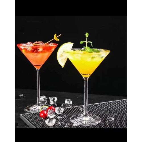 Modern Design Martini Goblet Glasses – 6pcs Set (190ml) Modern Design Martini Goblet Glasses – 6pcs Set (190ml)