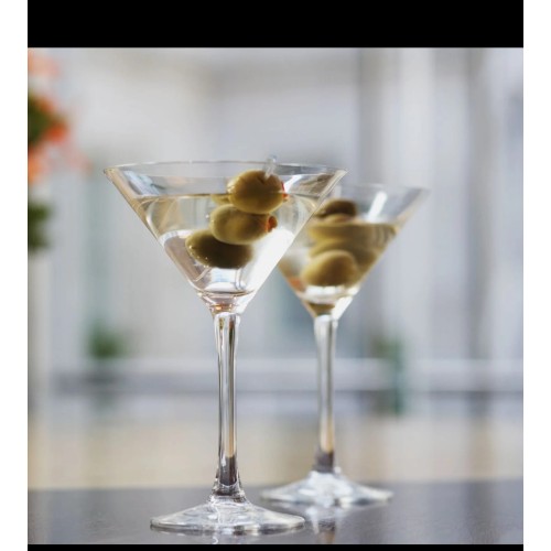 Modern Design Martini Goblet Glasses – 6pcs Set (190ml) Modern Design Martini Goblet Glasses – 6pcs Set (190ml)