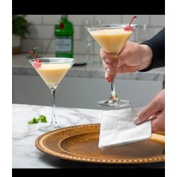 Modern Design Martini Goblet Glasses – 6pcs Set (190ml)