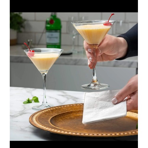 Modern Design Martini Goblet Glasses – 6pcs Set (190ml) Modern Design Martini Goblet Glasses – 6pcs Set (190ml)