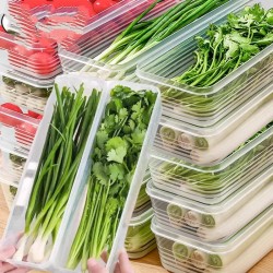 Refrigerator Herb Storage Boxes – Stackable Organizer