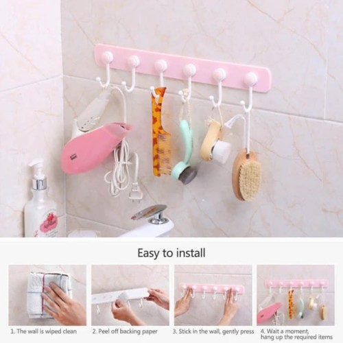 Multipurpose Hooks / Multifunctional Hooks – Kitchen & Bathroom Organizer