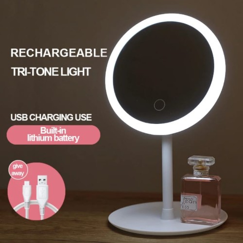 Rechargeable LED Makeup Mirror – 3 Brightness Levels