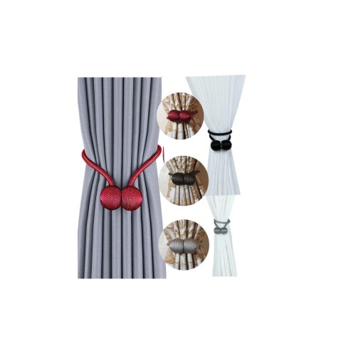 Magnetic Curtain Holders (Tieback) – Stylish & Practical Curtain Accessories Magnetic Curtain Holders (Tieback) – Stylish & Practical Curtain Accessories