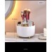 ✨ 360° Rotating Desktop Makeup Brushes Organizer