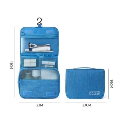 Partitioned Makeup Organizer Bag – Travel Cosmetic Storage