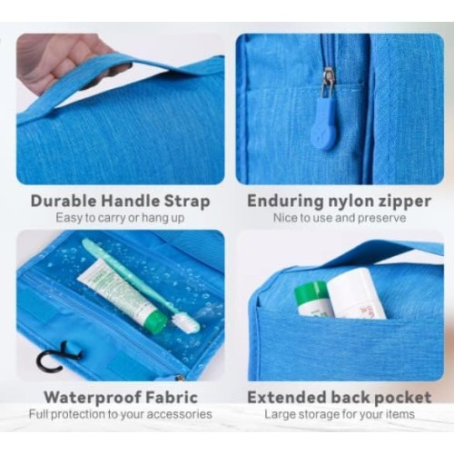 Partitioned Makeup Organizer Bag – Travel Cosmetic Storage