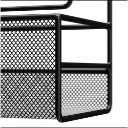 Large Mesh Bathroom Rack with Self Adhesive Stickers – Space-Saving Bathroom Organizer